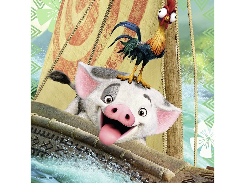  Puzzle 3x49 p la legende du bout du monde vaiana 080045 - Conforama C