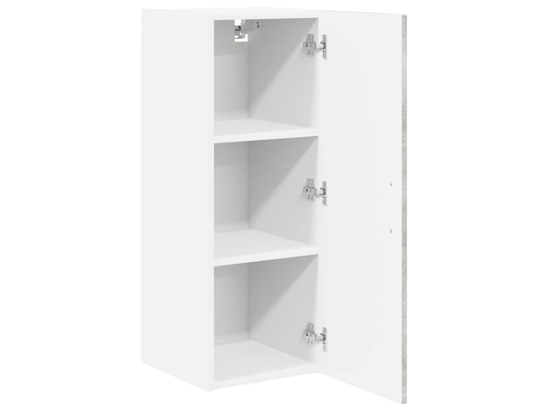 Armoire de cuisine gris béton 30x31x80cm bois d'ingénierie shl7815 - Conforama E