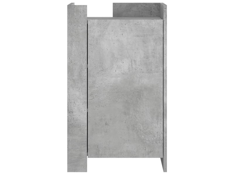  Buffet - bahut - meuble de rangement gris béton 45x35x75 cm bois d'ingénierie  - Conforama D