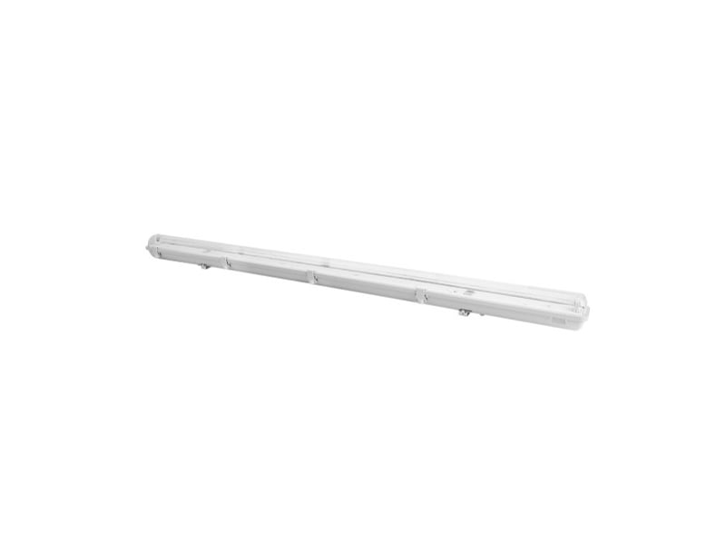  Réglette étanche pour tube led t8 fabrilamp basik 1xt8 150 cm gris ip65 9,5 x 156 x 8,5 cm 243191150 - Conforama A