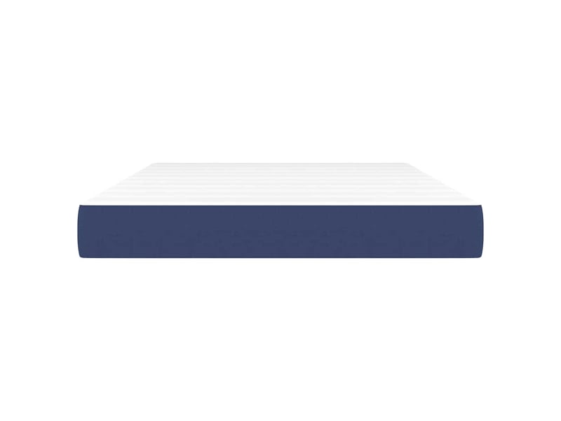  Matelas de lit à ressorts ensachés fermeté moyenne bleu 140x200x20 cm tissu  - Conforama C
