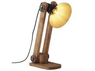 Lampe de bureau 25 w noir 23x13x52 cm e27