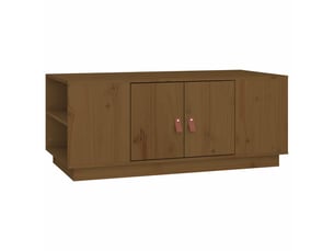 Table basse rectangulaire coloris marron  