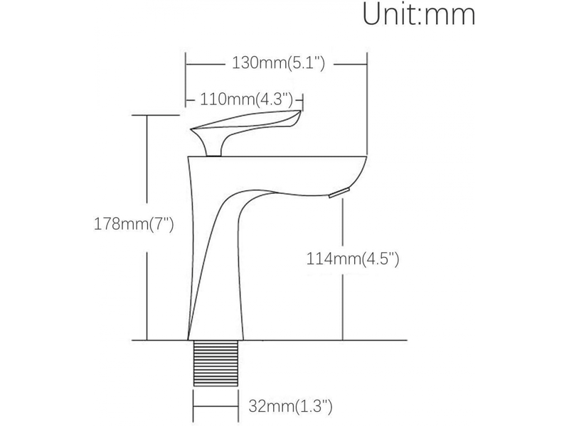  Mitigeur lavabo salle de bain en laiton avec finition or chrome doré – élégant et durable  - Conforama B