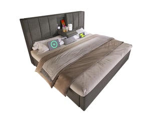 Lit coffre 140x200 cm HAUSS SPOLE coloris gris