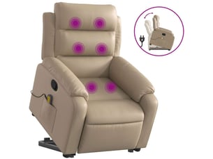 Fauteuil fixe   Tissu marron