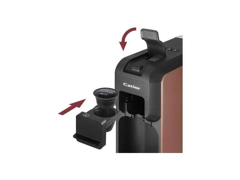  Machine a cafe pour capsules et pods porto es 701 15 bar avec mousseur vapeur noir marron CAT8590669348244 - Conforama D