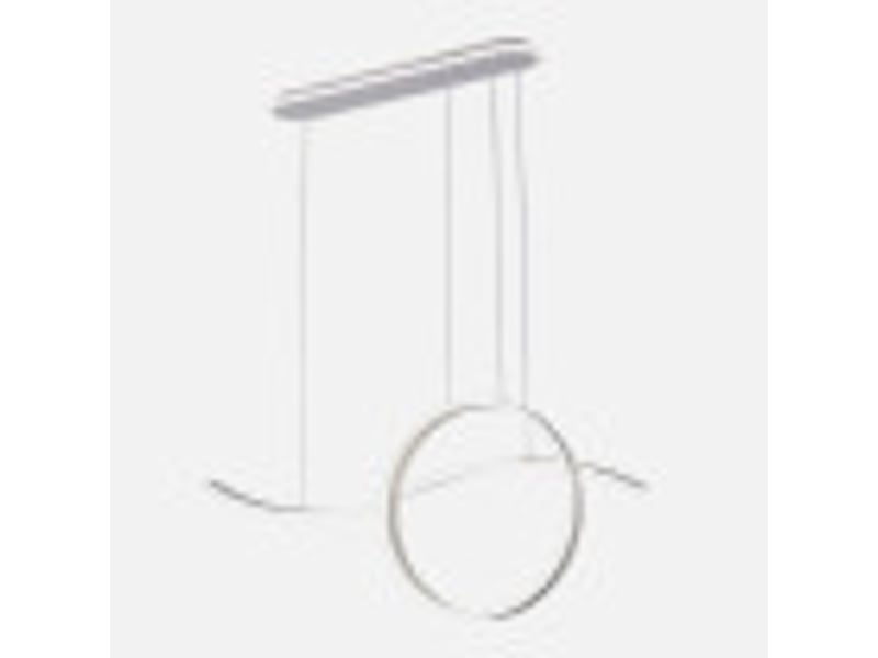  Fabrilamp style, suspension, moderne, led, 205 w, 17940 lm, 3000-4000-6000 k, blanc, 60-100 x 100 x 15 cm 249492001 - Conforama D