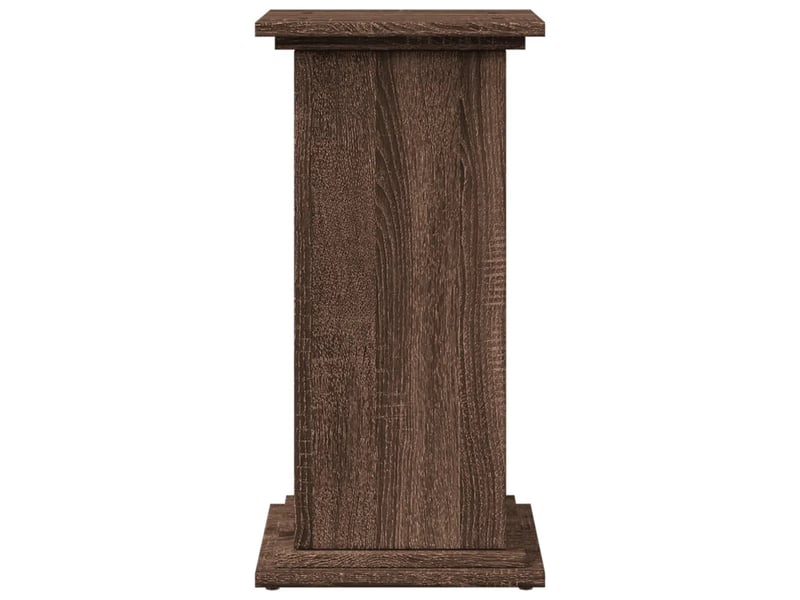  Piedestal avec rangement décoratif pour salon 31 x 30 x 60 cm utilisation pratique en bois d'ingénierie chêne marron 02_0050545  - Conforama B