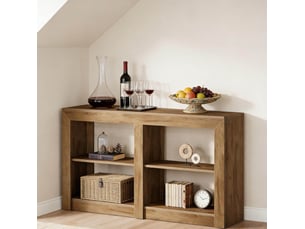 Console 0 tiroir(s)  coloris marron <strong>BEAUNIV</strong> <strong></strong> - longueur 150 cm - 150 cm