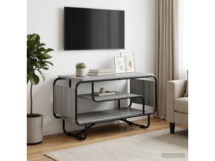 Meuble tv coloris gris  <strong></strong>  <strong></strong>