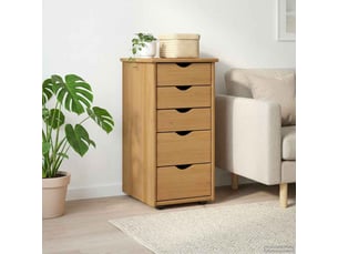 Commode 1 tiroir(s)      coloris taupe largeur 34 cm