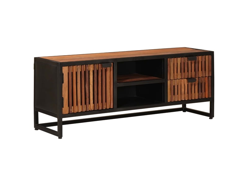  Meuble tv - banc tv - meuble de rangement avec tiroir avec stockage avec porte 105 x 30 x 40 cm  - Conforama C
