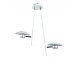 Fabrilamp ciudad del cabo, suspension, moderne, led, 12 w, 1080 lm, 4000 k, blanc-argenté, 52 x 49 x 15 cm