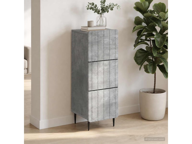 Armoire de rangement bureau, armoire à tiroirs 33 x 34.5 x 92 cm bois d'ingénierie shl6000  - Conforama D