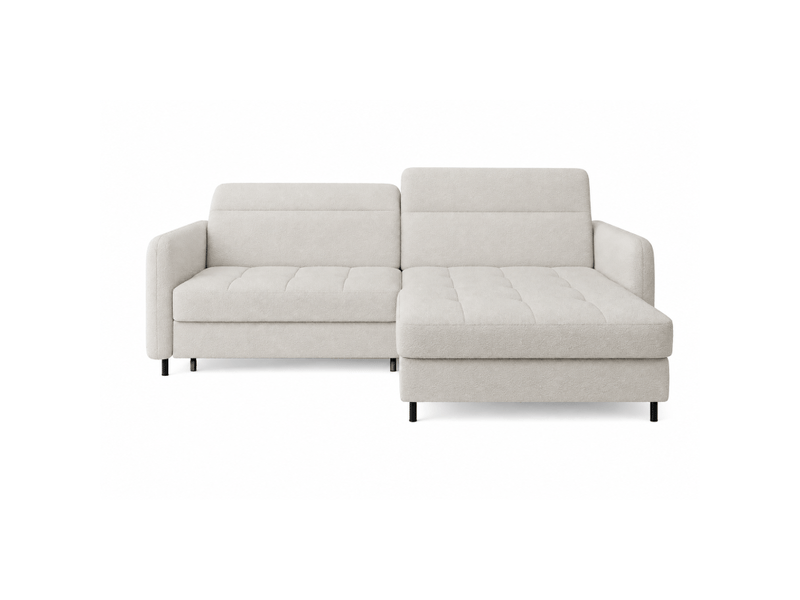 Canapé d'angle collection goumsi coloris crème - Conforama A