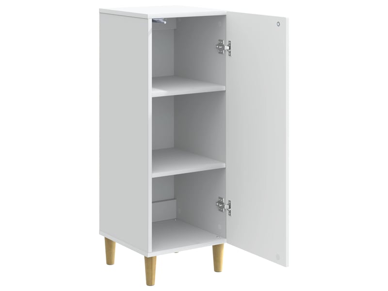  Buffet - bahut - meuble de rangement blanc 33 x 34,5 x 90 cm bois d'ingénierie  - Conforama D