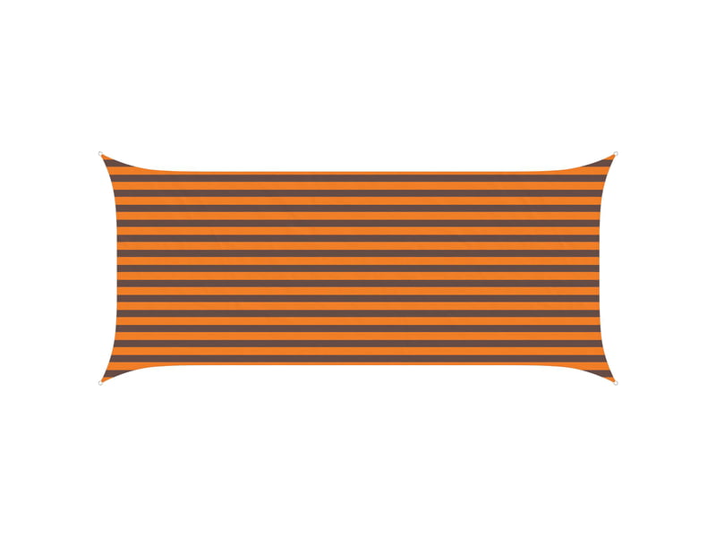  Voile d'ombre - voile d'ombrage - voile parasol orange et marron 2 x 4,5 m 100 % polyester oxford  - Conforama A