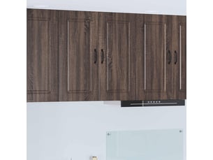 Meuble mural de cuisine | armoire de cuisine chêne brun 80x31x80cm shl3757