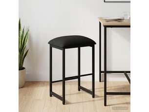 Tabouret de bar, chaise de bar noir 40x32x64 cm bois d'ingénierie shl59751