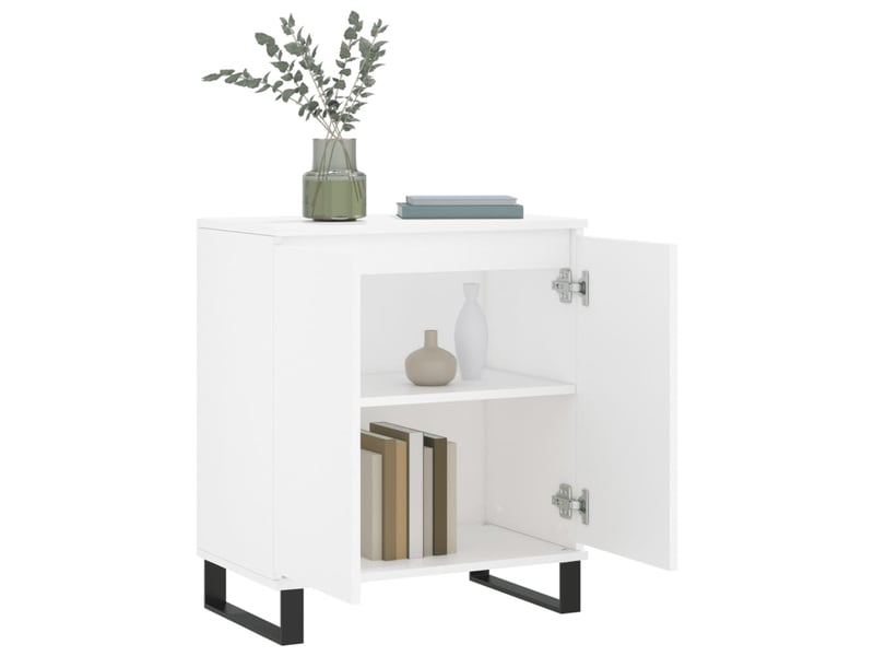  Buffet - bahut - meuble de rangement blanc 60x35x70 cm bois d'ingénierie  - Conforama D