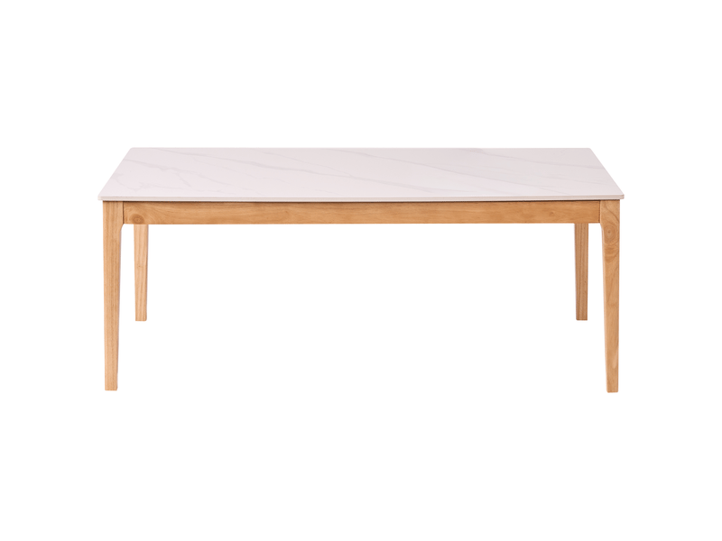  Table basse bonney marbre blanc  - Conforama D