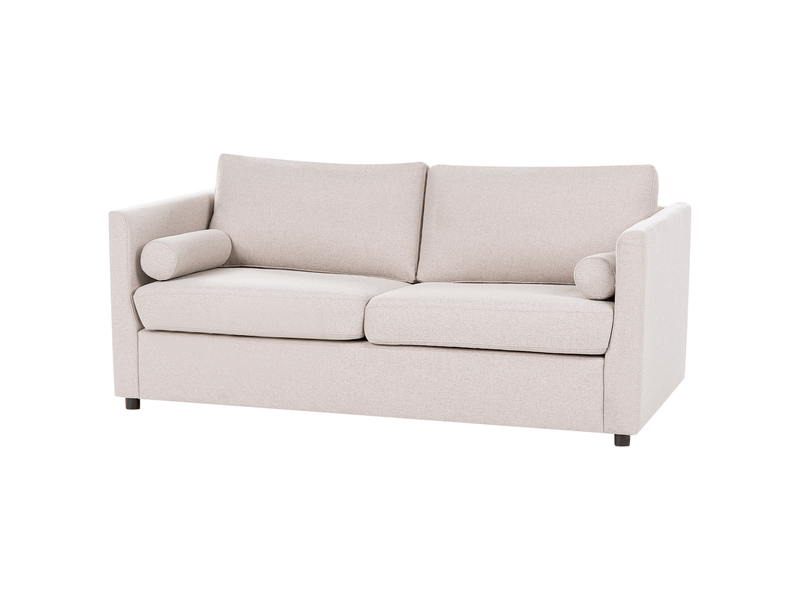 Canapé-lit inkoo tissu beige  - Conforama D