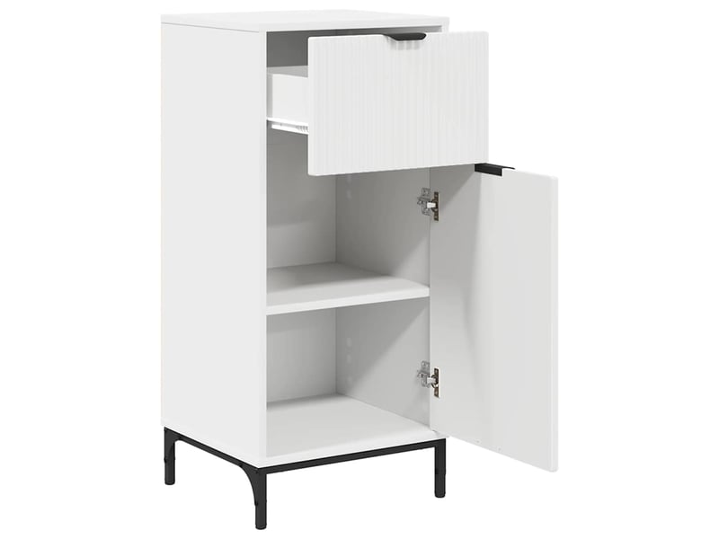 Cabinet de salle de bain, armoire salle de bain blanc 39,5 x 36 x 88 cm cf65239 - Conforama E