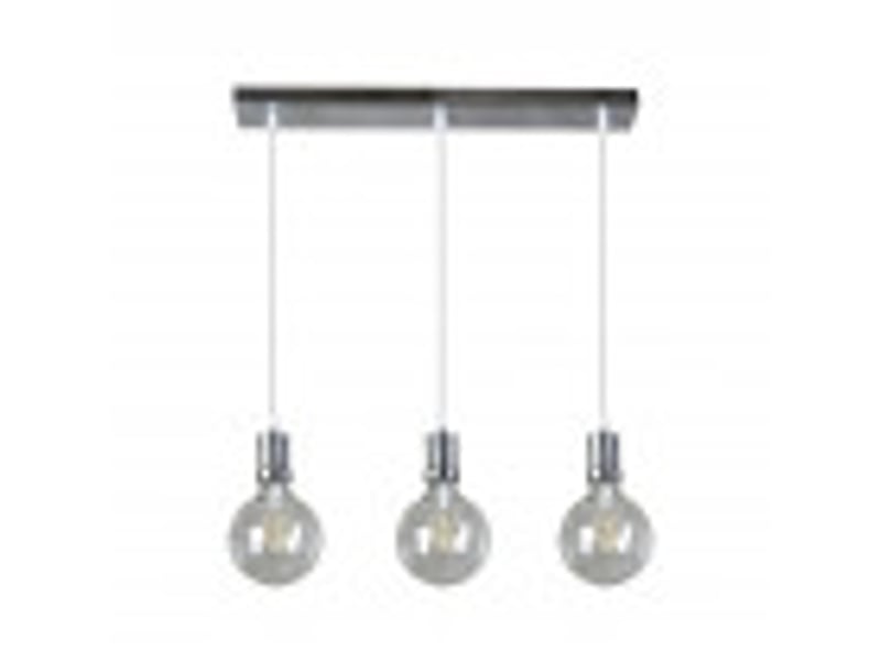  Fabrilamp prisco, lampe, moderne, 3 x e27, chromé, 33-113 x 64 x 12.5 cm 167193020 - Conforama B