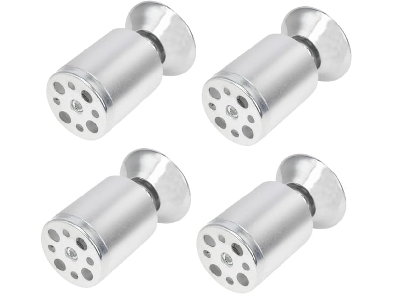  4pièces meuble réglables en métal aluminium armoire ronds pour tables et canapés  - Conforama A
