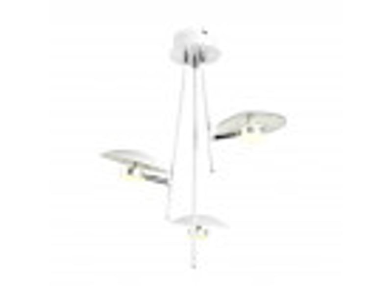  Fabrilamp ciudad del cabo, suspension, moderne, led, 18 w, 1440 lm, 4000 k, blanc-argenté, 53 x 39 x 39 cm 153693074 - Conforama D