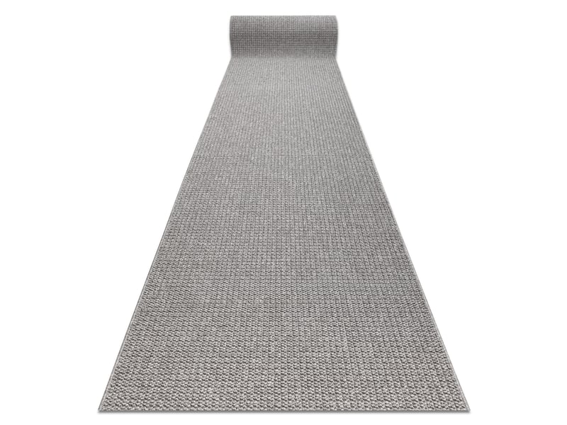 Tapis de couloir casablanca loop gris clair, bouclé, doux 100cm 100x910 cm - Conforama A