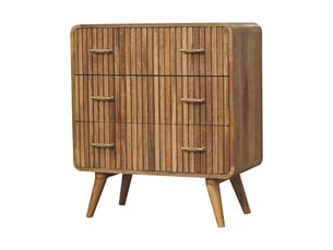 Commode 3 tiroir(s) ARTISAN FURNITURE coloris marron largeur 40 cm