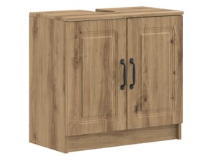 Meuble sous lavabo de salle de bain utrecht chêne artisanal cf64928