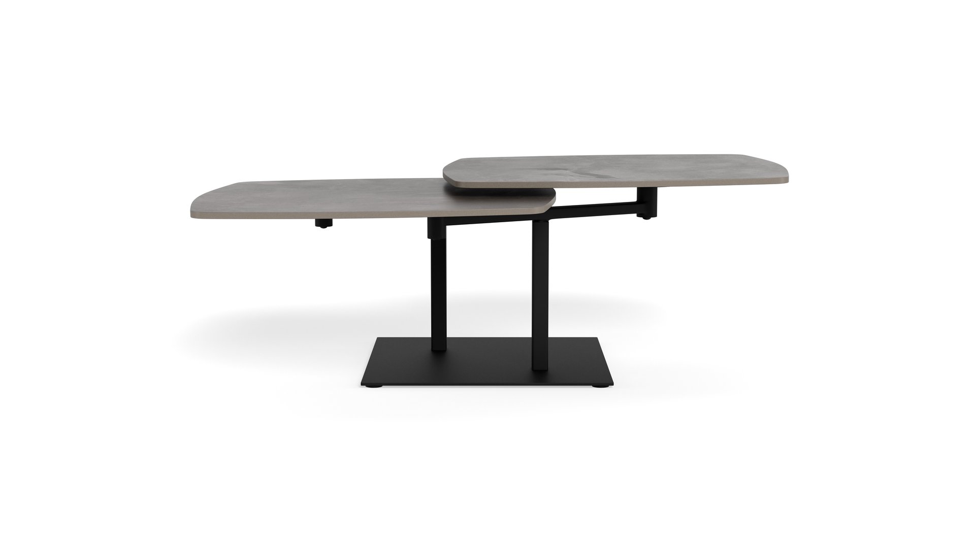 Table basse VOGUE gris céramique Conforama