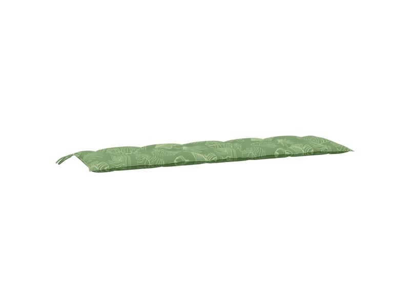  Coussin de banc de jardin, coussin d'assise motif de feuilles 180x50x7 cm cf52759  - Conforama A
