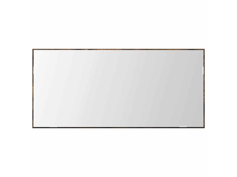  Miroir marron 80 x 37 cm verre et bois ingénierie cf62798  - Conforama E