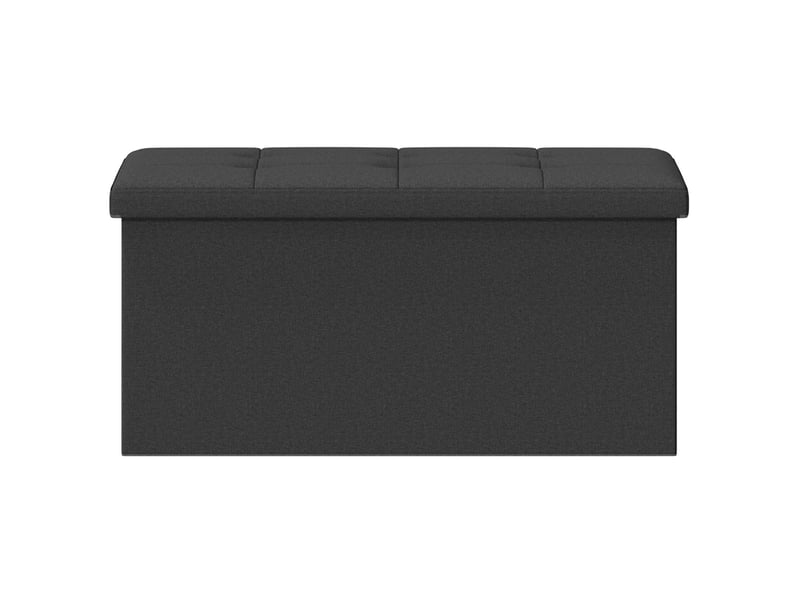  Banc chambre, banc de rangement pliable gris foncé lin  - Conforama C