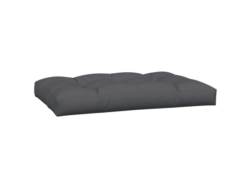  Lot de 2 coussins de palette, coussins de canapé anthracite tissu cf59480  - Conforama D