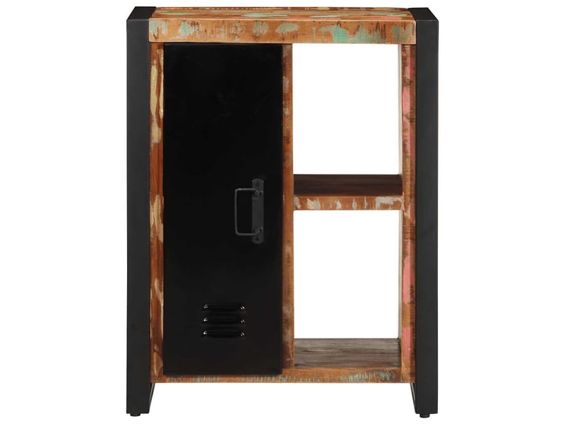  Buffet - bahut - meuble de rangement multicolore 55x35x70 cm bois massif récupération  - Conforama A