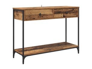 Table de chevet - table console bois ancien 100 x 34,5 x 75 cm bois d'ingénierie