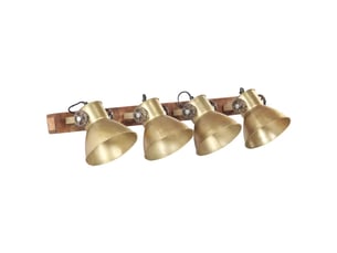 Lampe murale, applique murale industrielle laiton 90x25 cm e27
