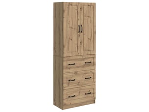 Armoire <strong></strong> <strong></strong> coloris bois clair largeur 66 cm