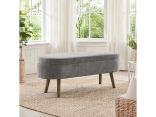 Banquette lit convertible couchage Occasionnel TCQPZ gris