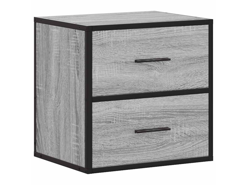  Table de chevet - cabinet de chevet - table de nuit murale sonoma gris 40x31x39,5 cm  - Conforama A
