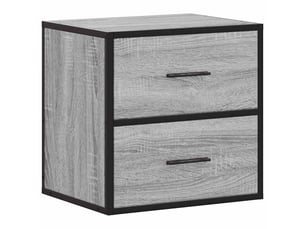 Table de chevet - cabinet de chevet - table de nuit murale sonoma gris 40x31x39,5 cm