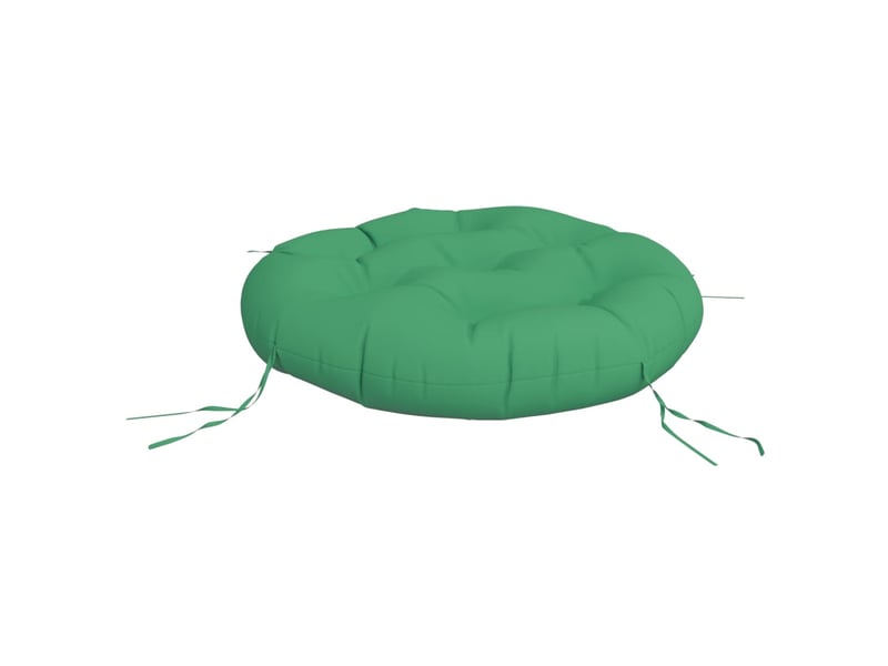  Coussin rond, coussin d'assise vert ø 60 x11 cm tissu oxford cf56634  - Conforama D