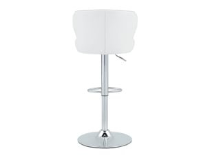 tabouret de bar assise réglable en hauteur <strong>HAUSS SPOLE</strong> - blanc