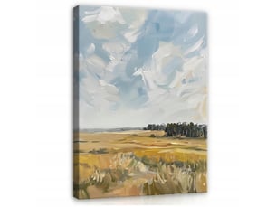 Tableau décoration murale impression sur toile paysage nature beige - 40x60 cm - tableau décoration murale chambre et salon