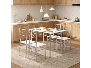 Ensemble table rectangulaire  4 chaise(s)  <strong></strong> <strong></strong> 